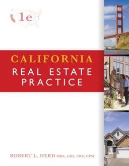 California Real Estate Practice  9780324313260 Front Cover