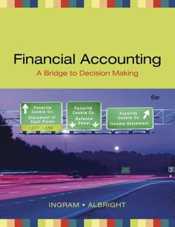 Financial Accounting A Bridge to Decision Making 6th 9780324313352 Front Cover