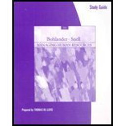 Study Guide for Bohlander/Snell's Managing Human Resources