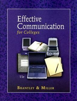 Effective Communication for Colleges 11th 9780324374766 Front Cover