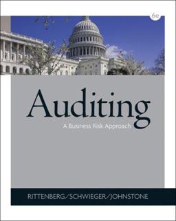 Auditing A Business Risk Approach 6th 9780324375589 Front Cover