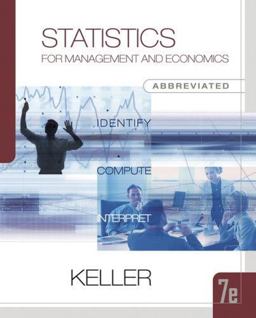 Statistics for Management and Economics 7th 2006 9780324376333 Front Cover