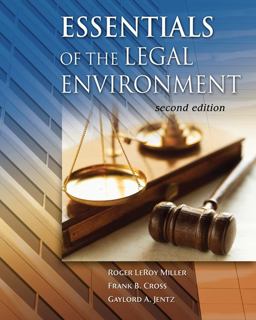Legal Environment 2nd 9780324400403 Front Cover