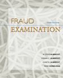 Fraud Examination 3rd 9780324560848 Front Cover