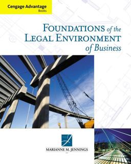 Foundations of Legal Environment of Business  9780324566512 Front Cover