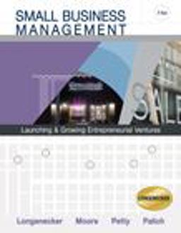 Small Business Management Launching and Growing Entrepreneurial Ventures 14th 9780324569728 Front Cover