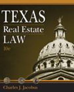 Texas Real Estate Law 10th 9780324592481 Front Cover