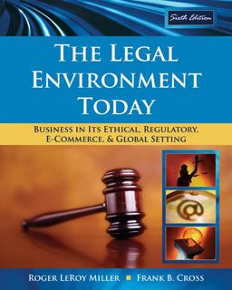 The Legal Environment Today
