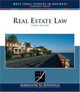 Real Estate Law 8th 9780324650204 Front Cover