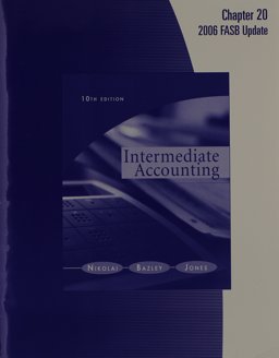 Intermediate Accounting Intermediate Accounting