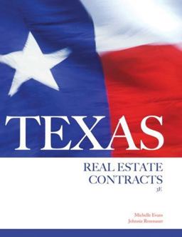 Texas Real Estate Contracts 3rd 9780324653304 Front Cover