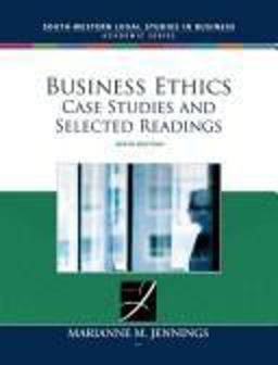 Business Ethics Case Studies and Selected Readings 6th 9780324657746 Front Cover