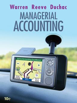 Managerial Accounting Managerial Accounting