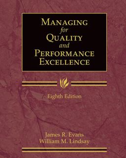 Managing for Quality and Performance Excellence (Book Only)
