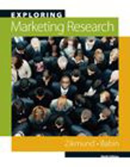 Exploring Marketing Research 10th 9780324788440 Front Cover