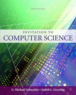 Invitation to Computer Science 5th 9780324788594 Front Cover