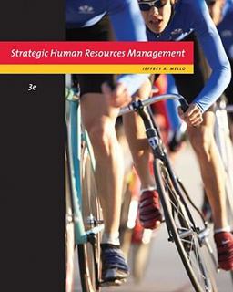 Strategic Human Resource Management 3rd 9780324789621 Front Cover