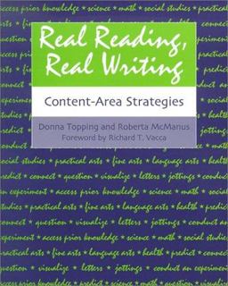 Real Reading, Real Writing Content-Area Strategies  9780325004280 Front Cover
