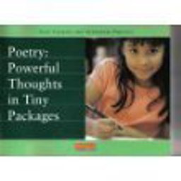 Poetry : Powerful Thoughts in Tiny Packages 1st 9780325005317 Front Cover