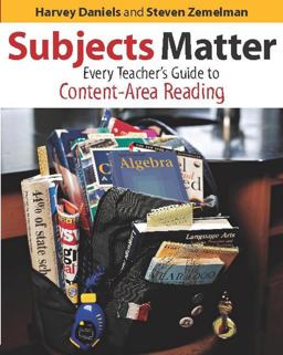 Subjects Matter Every Teacher's Guide to Content-Area Reading  9780325005959 Front Cover