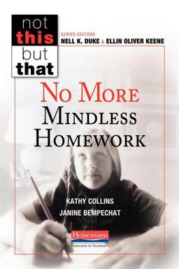No More Mindless Homework  9780325092812 Front Cover