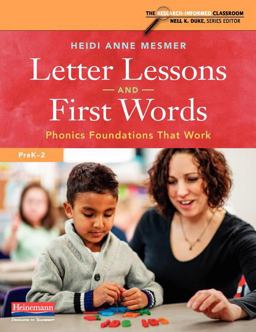 Letter Lessons and First Words Phonics Foundations That Work  9780325105444 Front Cover