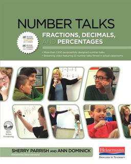 Math Solutions Publications Number Talks: Fractions, Decimals, and Percentages  9780325137490 Front Cover