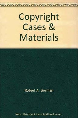 Copyright, Cases and Materials