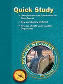 Social Studies 2005 Quick Study Grade 6