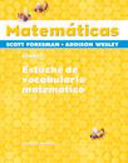 Scott Foresman Addison Wesley Math 2005 Spanish Vocabulary Kit Grade K