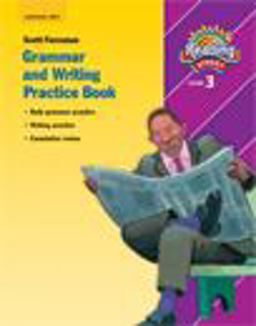 Reading 2007 Grammar and Writing Practice Book Grade 3 Practice Book, Grade 3 (Reading Street)(Student Edition) 1st 9780328146246 Front Cover