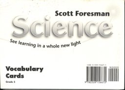 Science 2006 Vocabulary Cards Grade 5