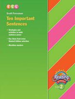 Reading 2007 Ten Important Sentences Grade 2