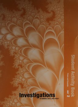 Investigations 2008 Student Activity Book Grade 5 Book 2