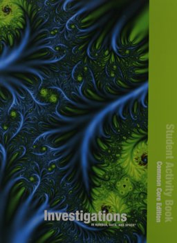 Investigations 2012 Common Core Student Activity Book Single Volume Ed Grade 3