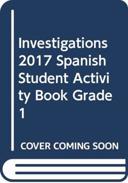 Investigations 2017 Spanish Student Activity Book Grade 1