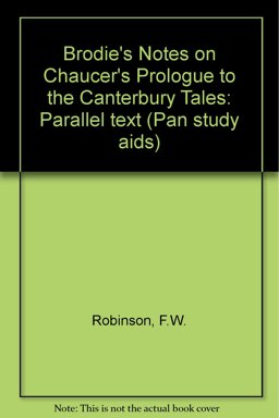 Brodie's Notes on Chaucer's 'The Prologue to the Canterbury Tales'