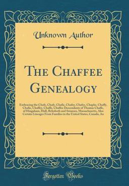 The Chaffee Genealogy