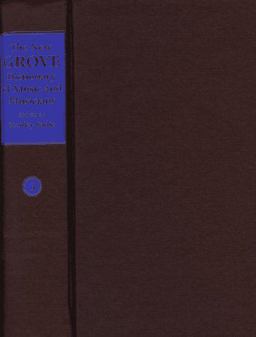 The New Grove Dictionary of Music and Musicians