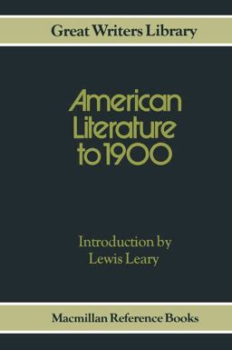 American Literature To 1900