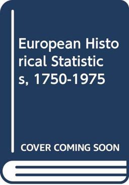 European Historical Statistics 1750-1975
