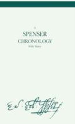 Spenser Chronology Spenser Chronology