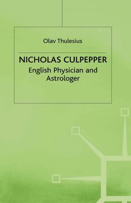 Nicholas Culpeper English Physician and Astrologer 2nd 9780333555644 Front Cover