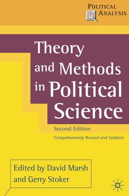 Theory and Methods in Political Science