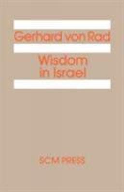 Wisdom in Israel  9780334017943 Front Cover