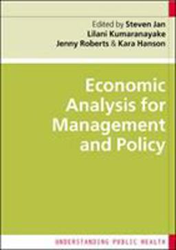 Economic Analysis for Management and Policy