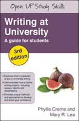 Writing at University A Guide for Students 3rd 9780335221165 Front Cover