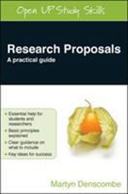 Research Proposals: a Practical Guide  9780335244065 Front Cover