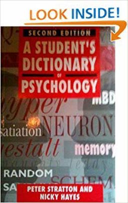 A Student's Dictionary of Psychology