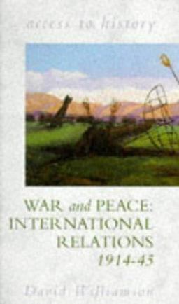 War and Peace War and Peace